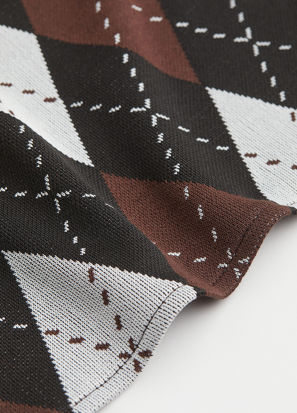 Разноцветная кэжуал с геометрическим узором юбка H&M