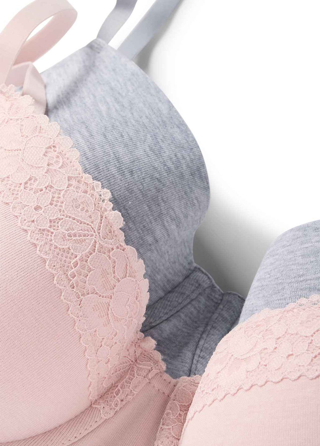 Світло-рожевий балконет бюстгальтер (2 шт.) C&A з кісточками бавовна