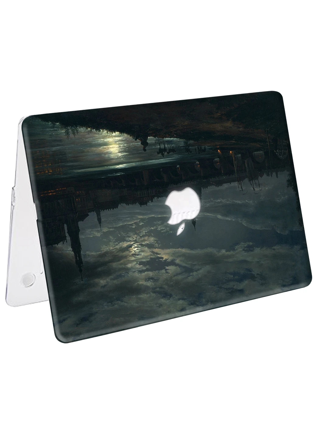Чохол пластиковий для Apple MacBook Air 13 A1932 / A2179 / A2337 Вид Дрездену в повний місяць (9656-2470) MobiPrint (218867619)