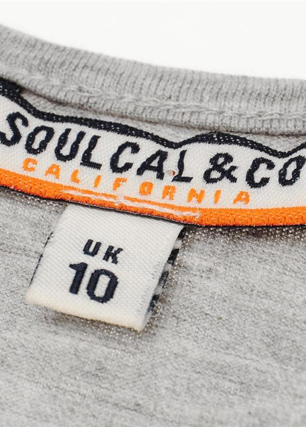 Серая летняя футболка Soulcal & Co