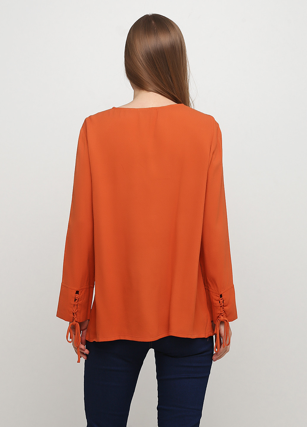 Оранжевая демисезонная блуза Friendtex