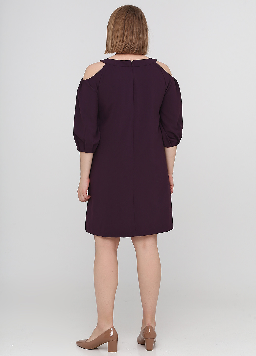 Фіолетова кежуал плаття, сукня а-силует Vero Moda однотонна