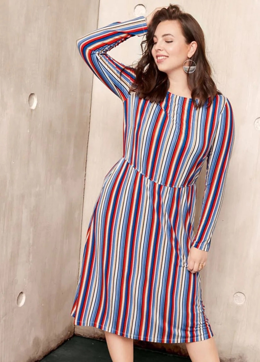 Комбінована кежуал сукня Esmara в смужку