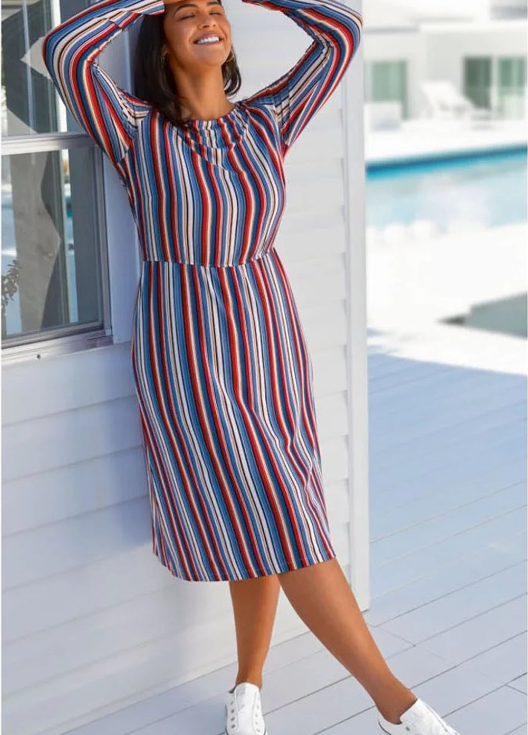 Комбінована кежуал сукня Esmara в смужку