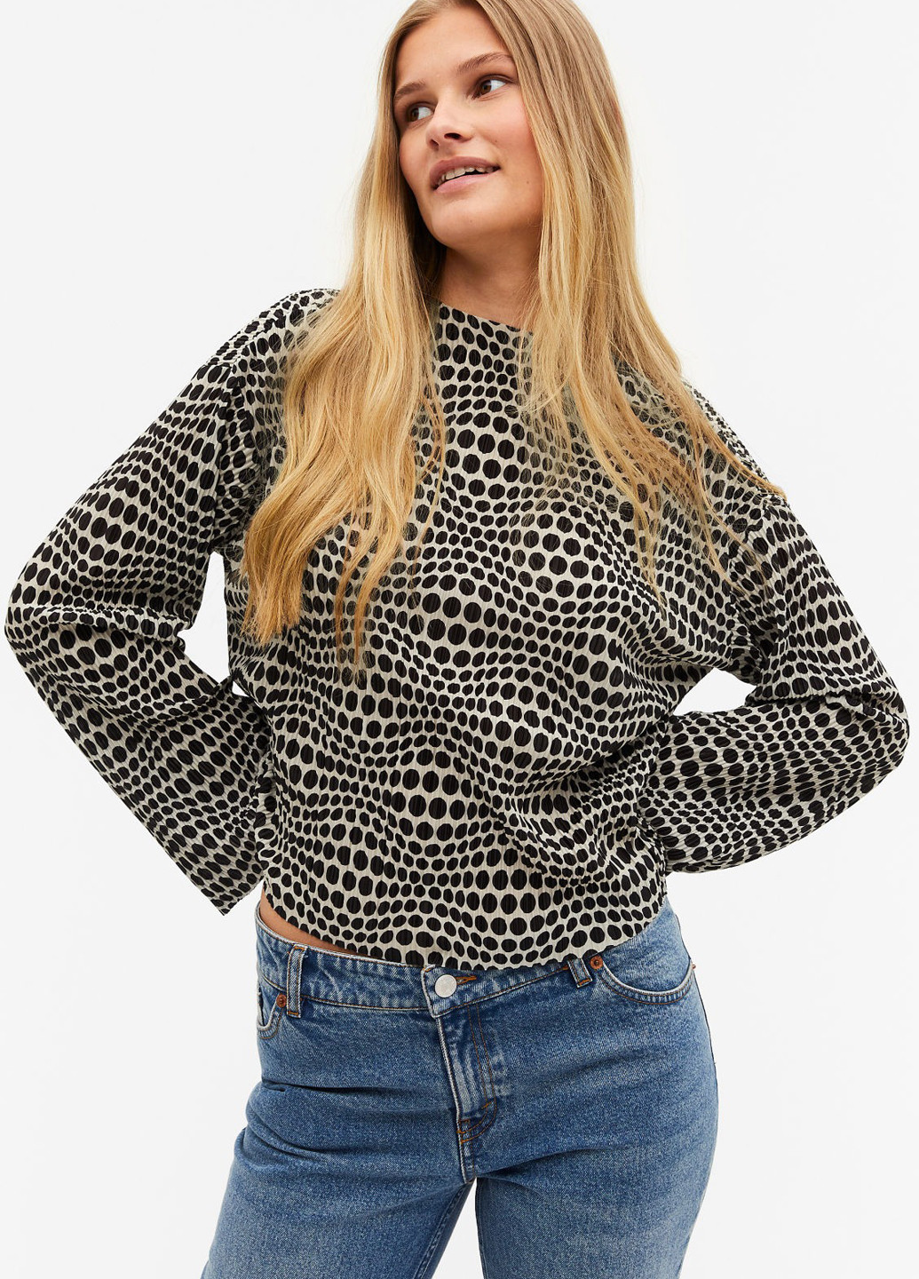 Комбінована блуза Monki