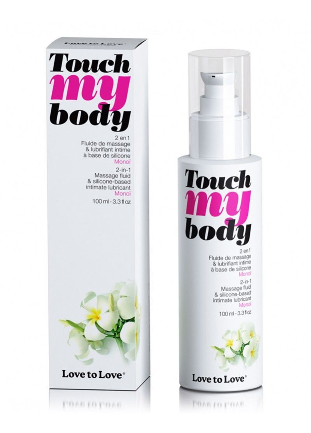 Масажний гель і Лубрикант 2-в-1 TOUCH MY BODY Monoi (100 мл) Love To Love (252156232)
