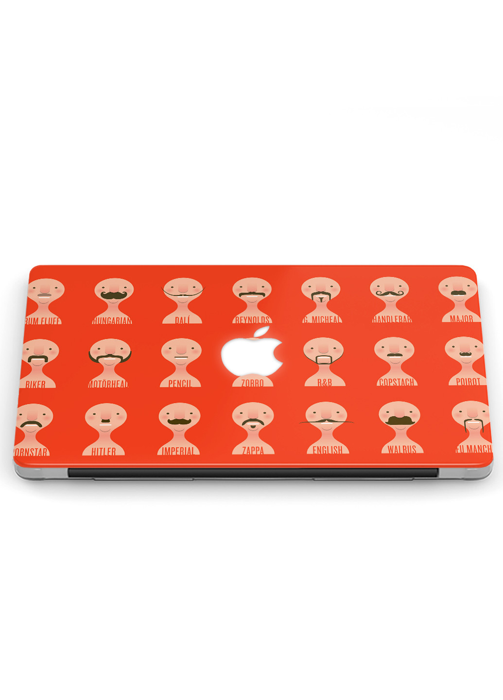Чохол пластиковий для Apple MacBook Pro 13 A1278 Вусики (Mustache) (6347-2104) MobiPrint (218505161)