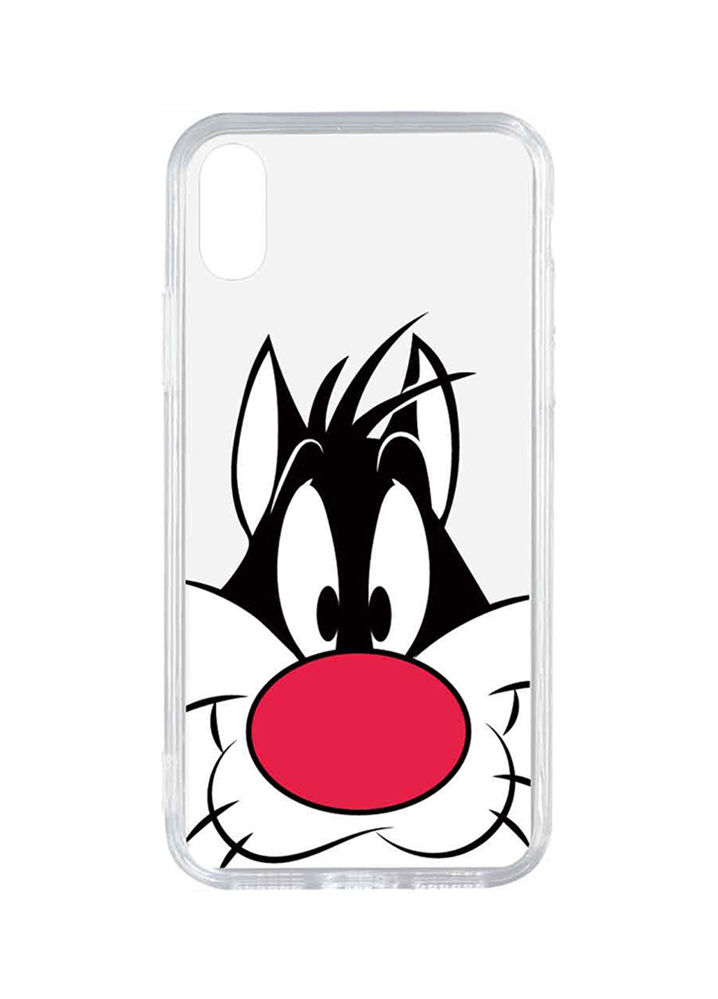 Чехол Toto acrylic+tpu print case apple iphone x/xs #11 cat nose transparent (146316613)