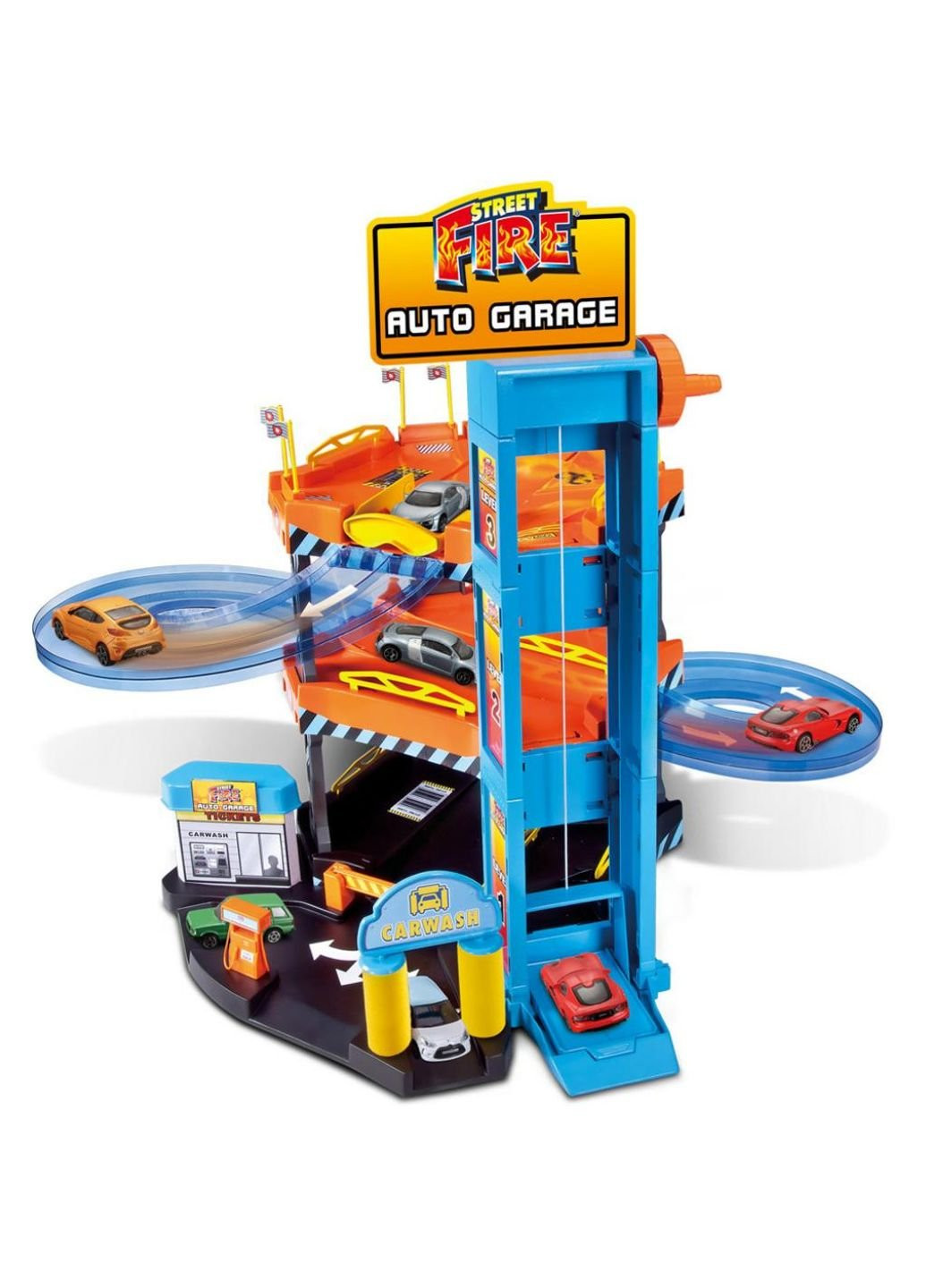 Ігровий набір Паркінг 3 рівня 2 машинки (18-30361) Bburago (254066110)