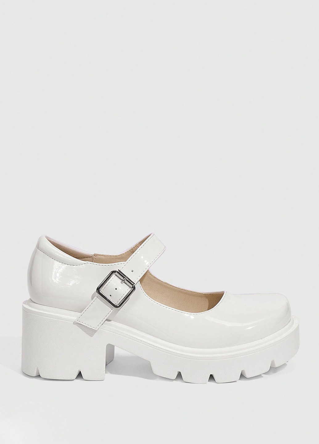 SHEIN Туфли мери джейн белый з искусственная кожа, китай — демисезон (337992253)