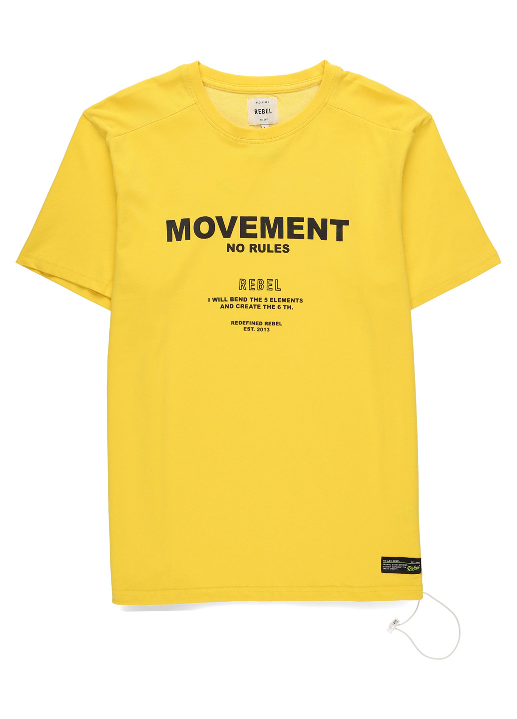 Желтая футболка Redefined Rebel