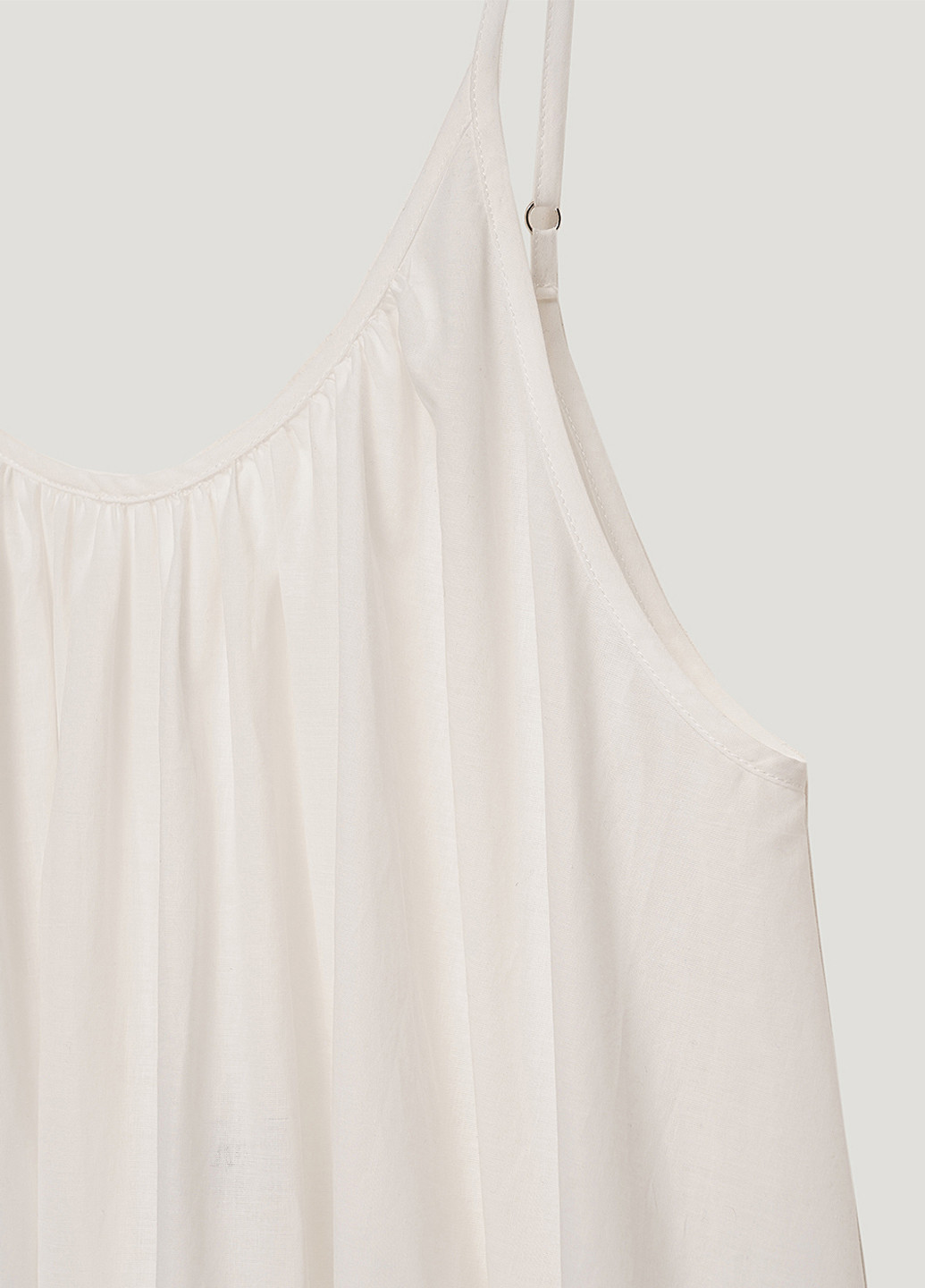 Молочное кэжуал платье с открытой спиной JUL однотонное