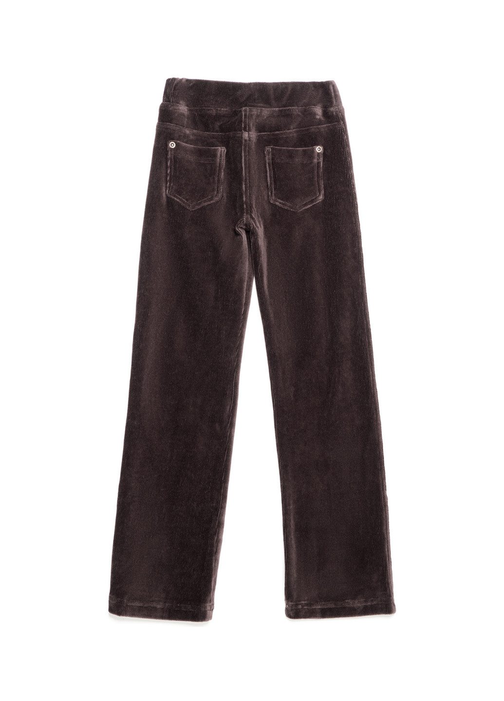 Темно-коричневые домашние демисезонные прямые брюки Conte