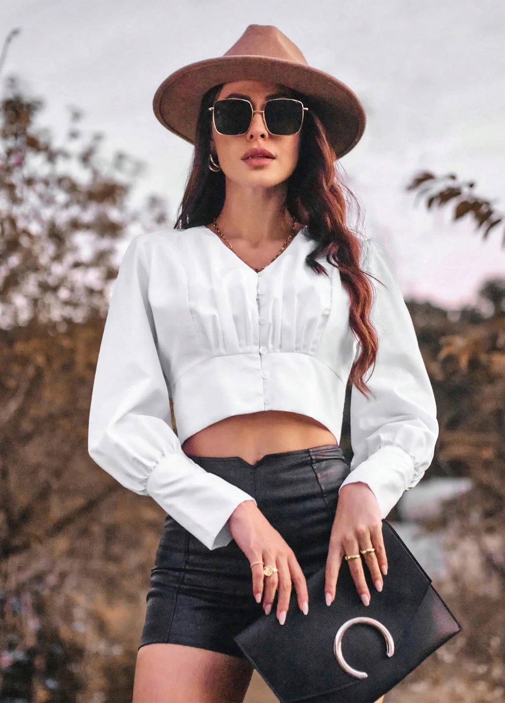 Белая блуза SHEIN