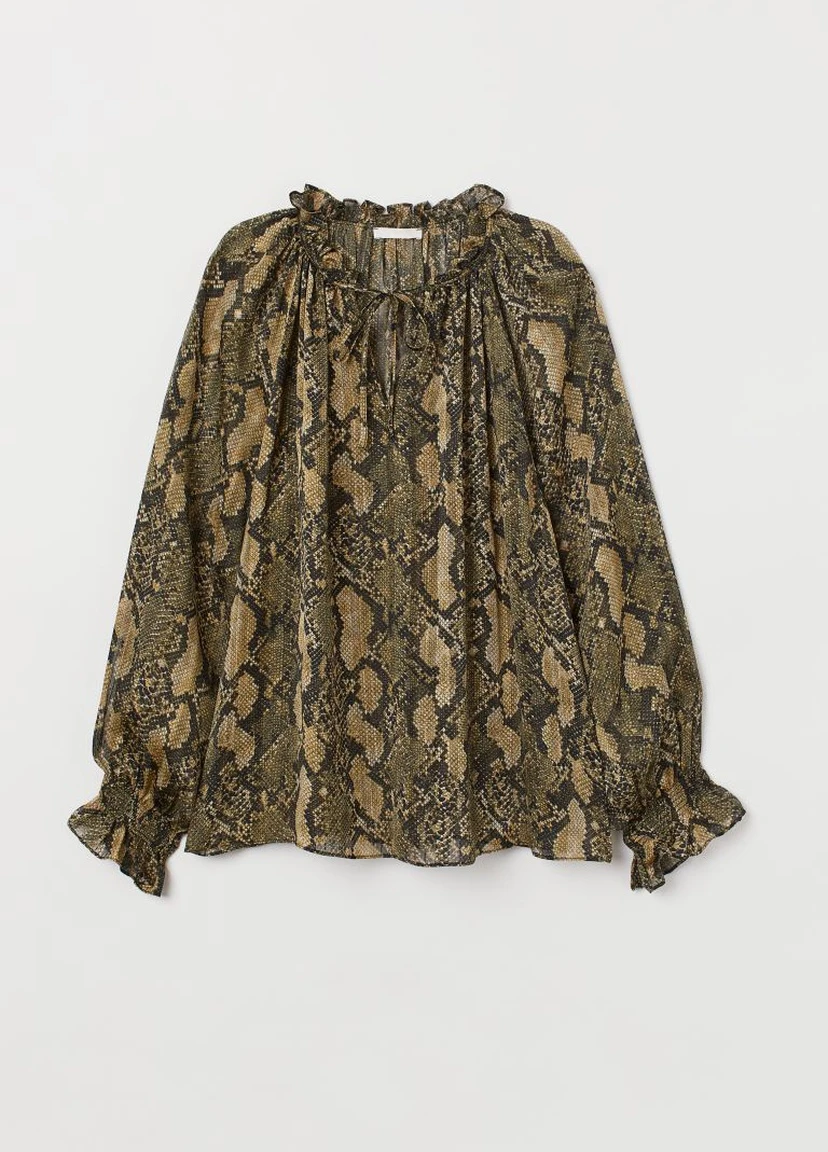Зелена блузка H&M
