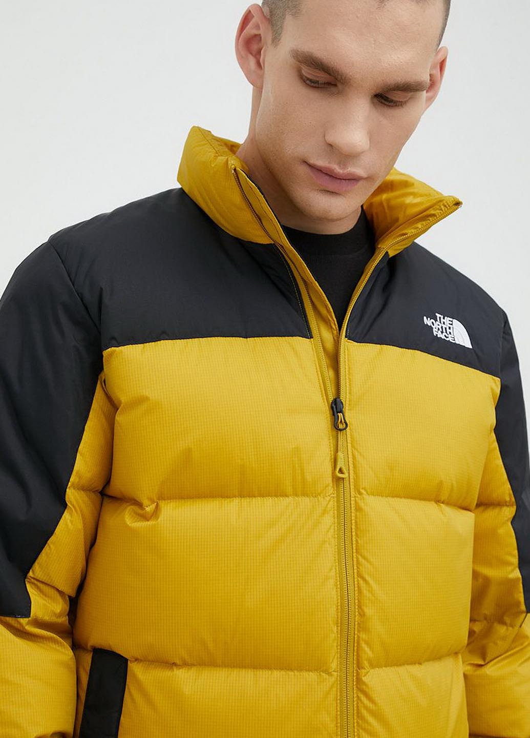 Желтый зимний Пуховик The North Face