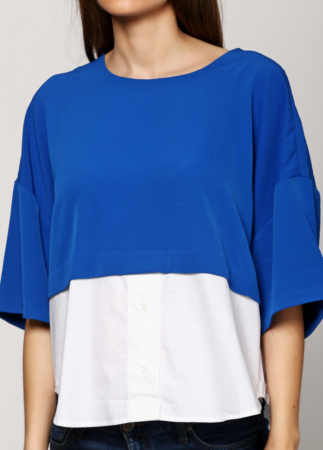 Синяя блуза Silvian Heach