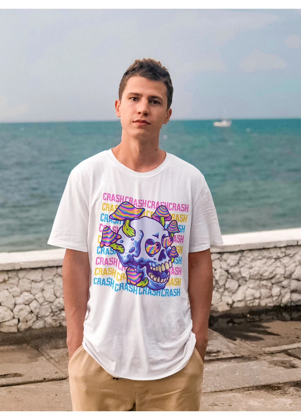 Белая футболка Funnyart Premium