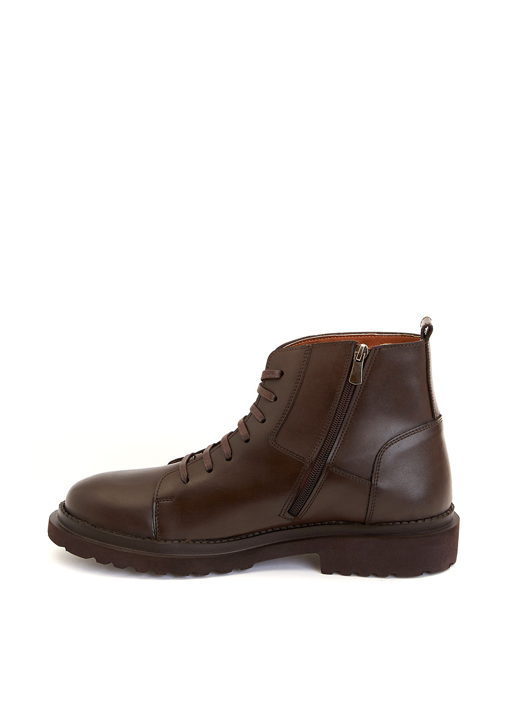 Темно-коричневые осенние ботинки DeFacto