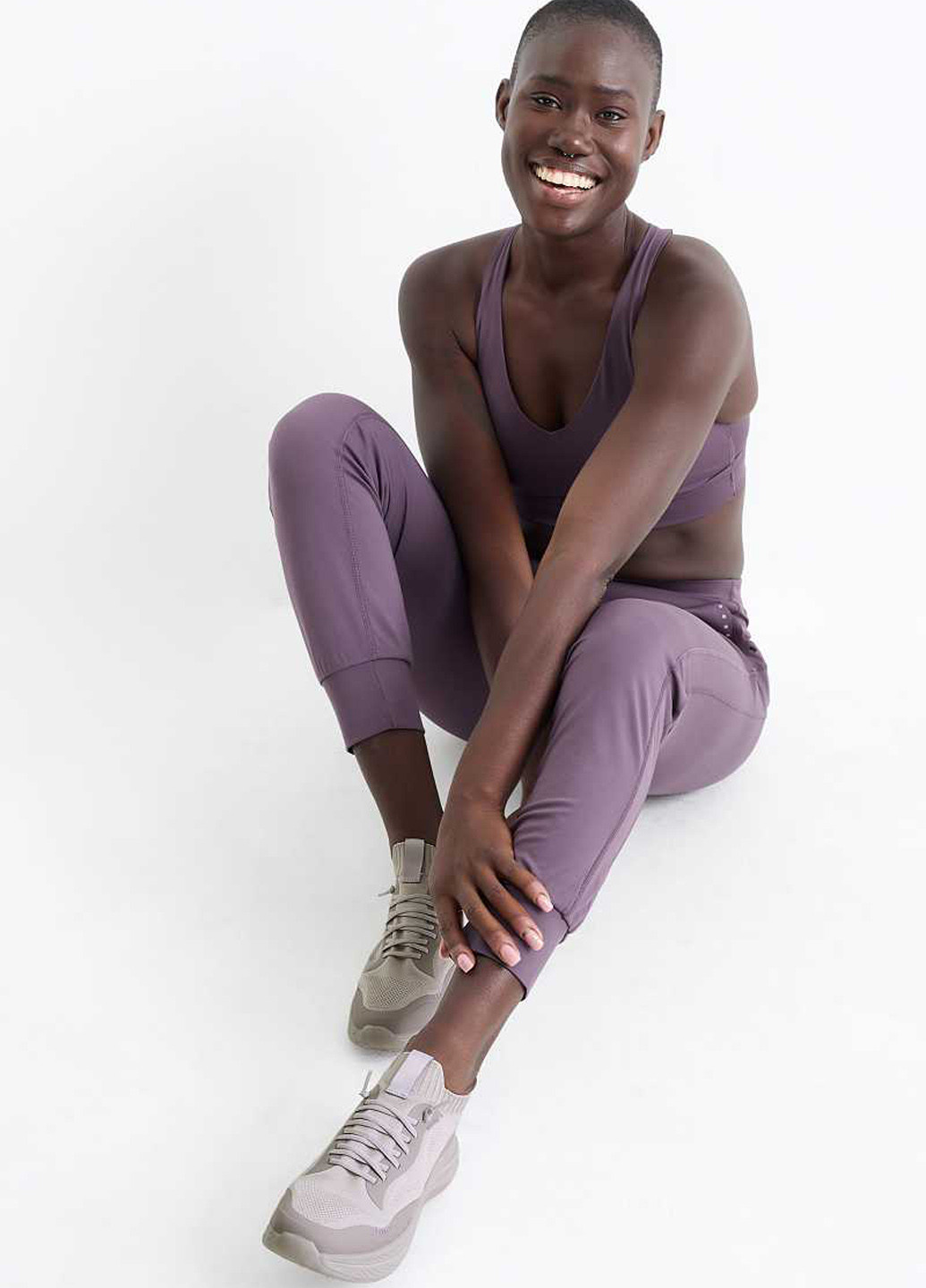 Кроссовки C&A лиловые демисезоны (369250582)