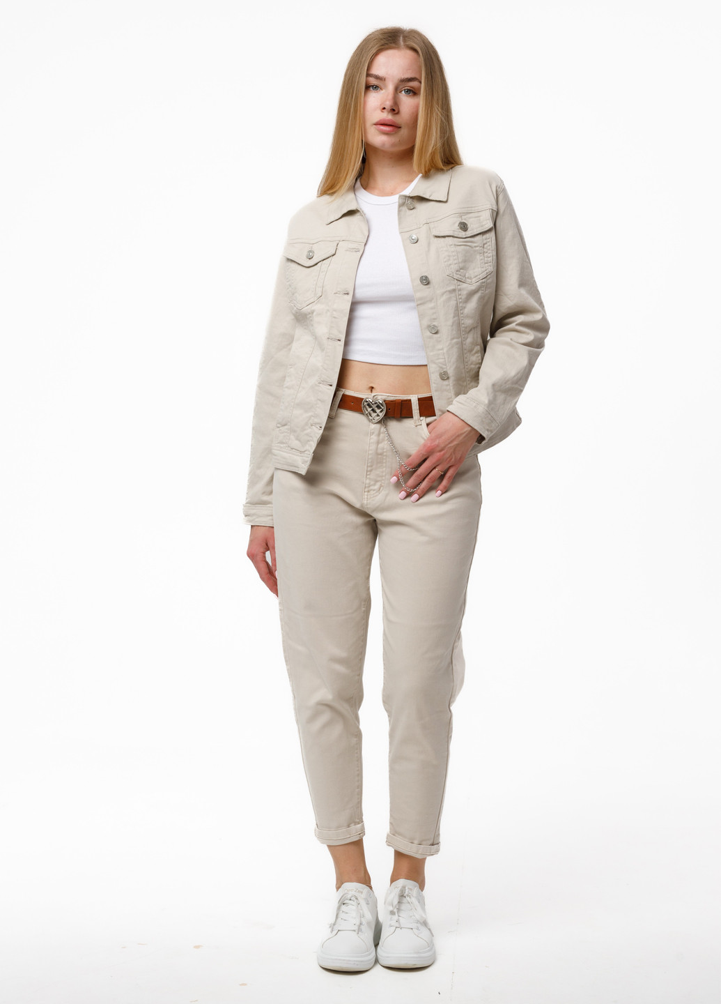 Бежева літня куртка Icon