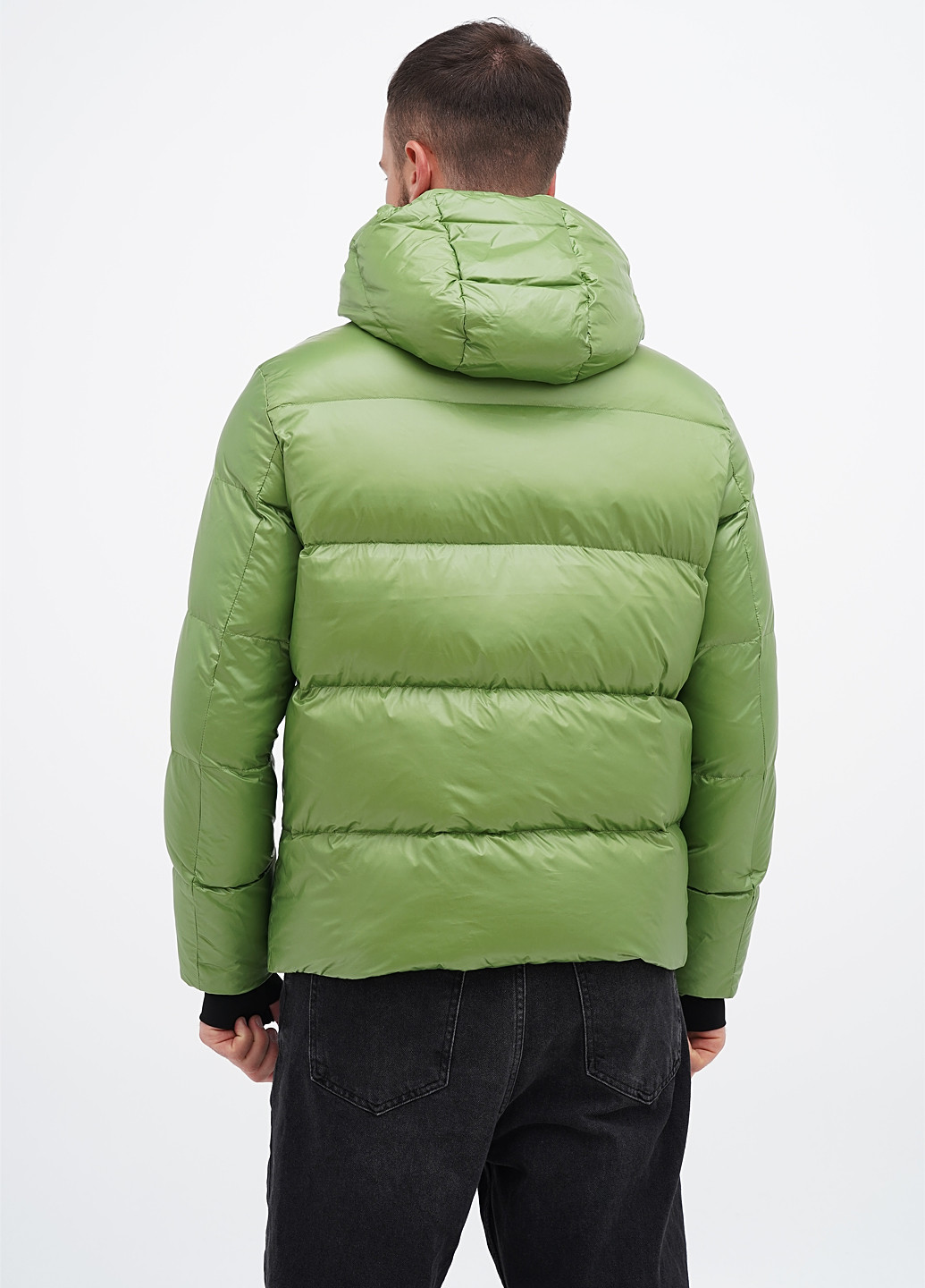 Зелений зимній Пуховик Burberry