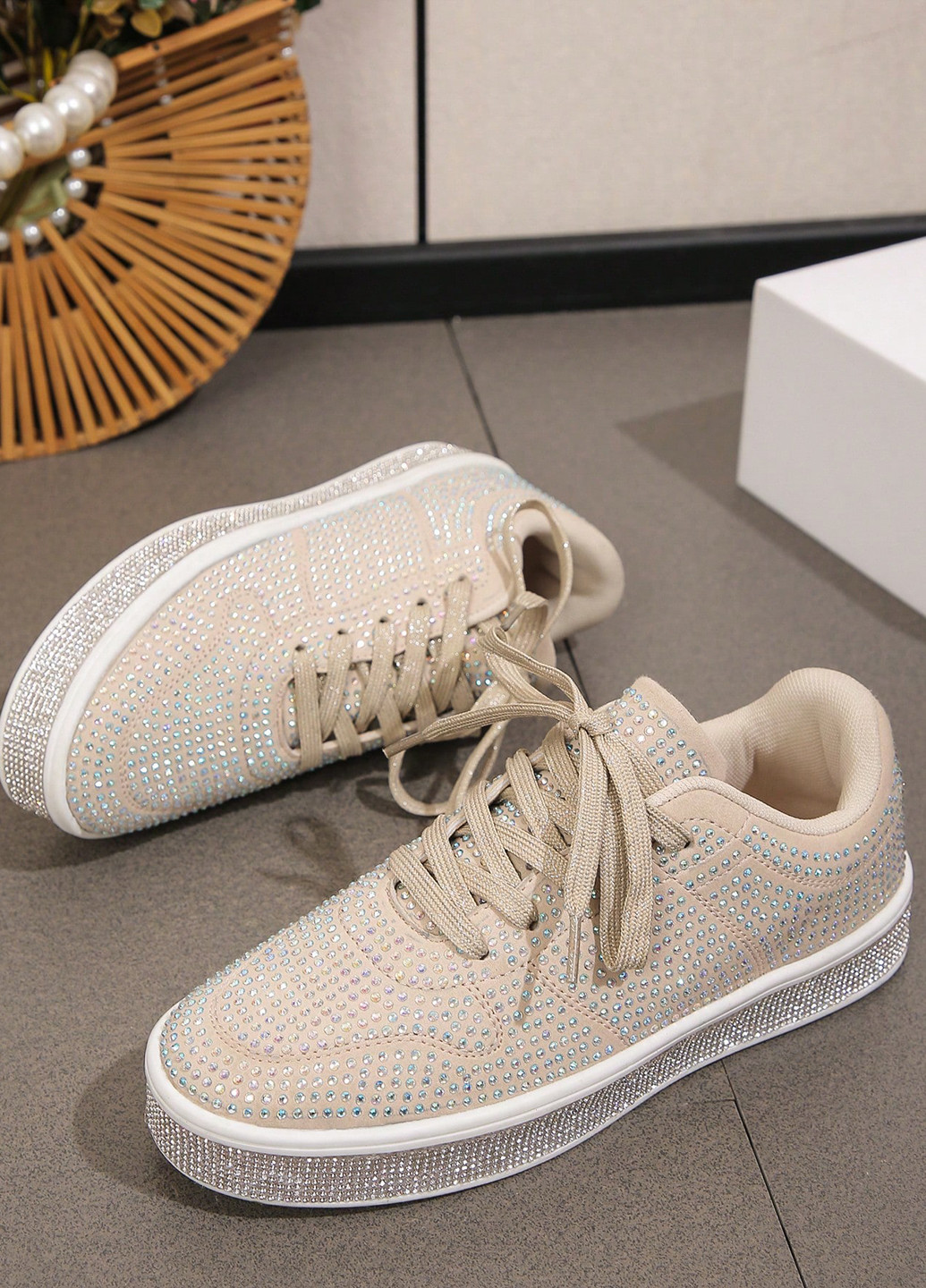 Кросівки SHEIN кремові демісезони (337992272)