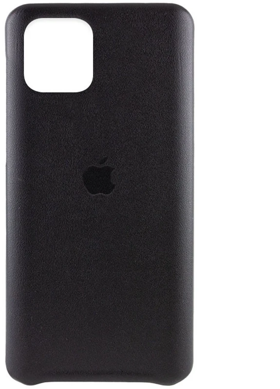 Шкіряний чохол PU Leather Case Logo (A) для Apple iPhone 12 Pro / 12 (6.1 ') Чорний (is_00000041513_4) AHIMSA (229726845)