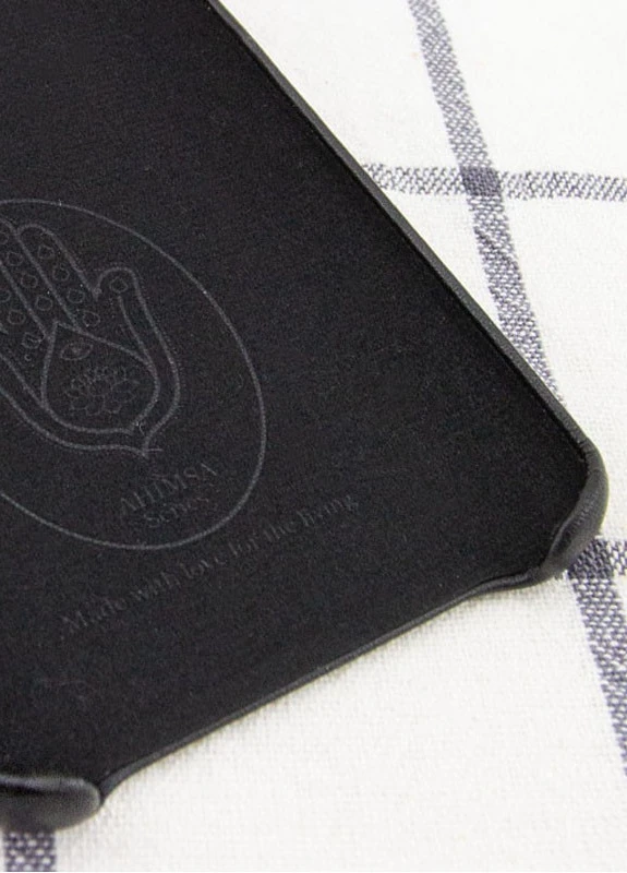 Шкіряний чохол PU Leather Case Logo (A) для Apple iPhone 12 Pro / 12 (6.1 ') Чорний (is_00000041513_4) AHIMSA (229726845)