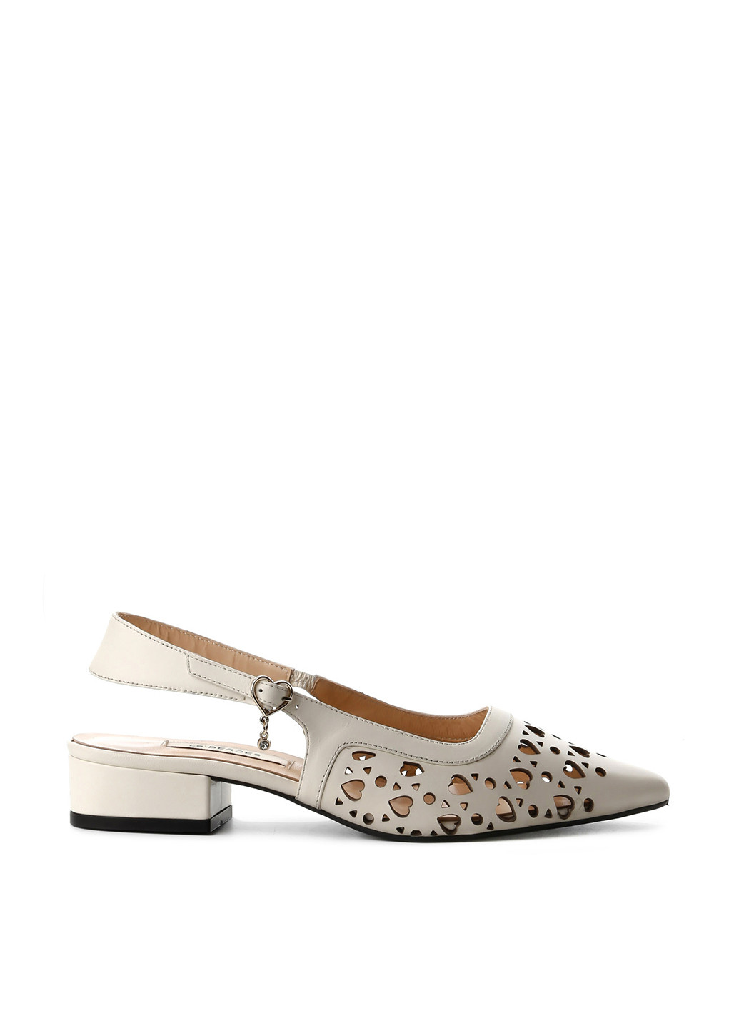 Le'BERDES Туфли слингбеки молочный з натуральная кожа, украина — лето (360795570)