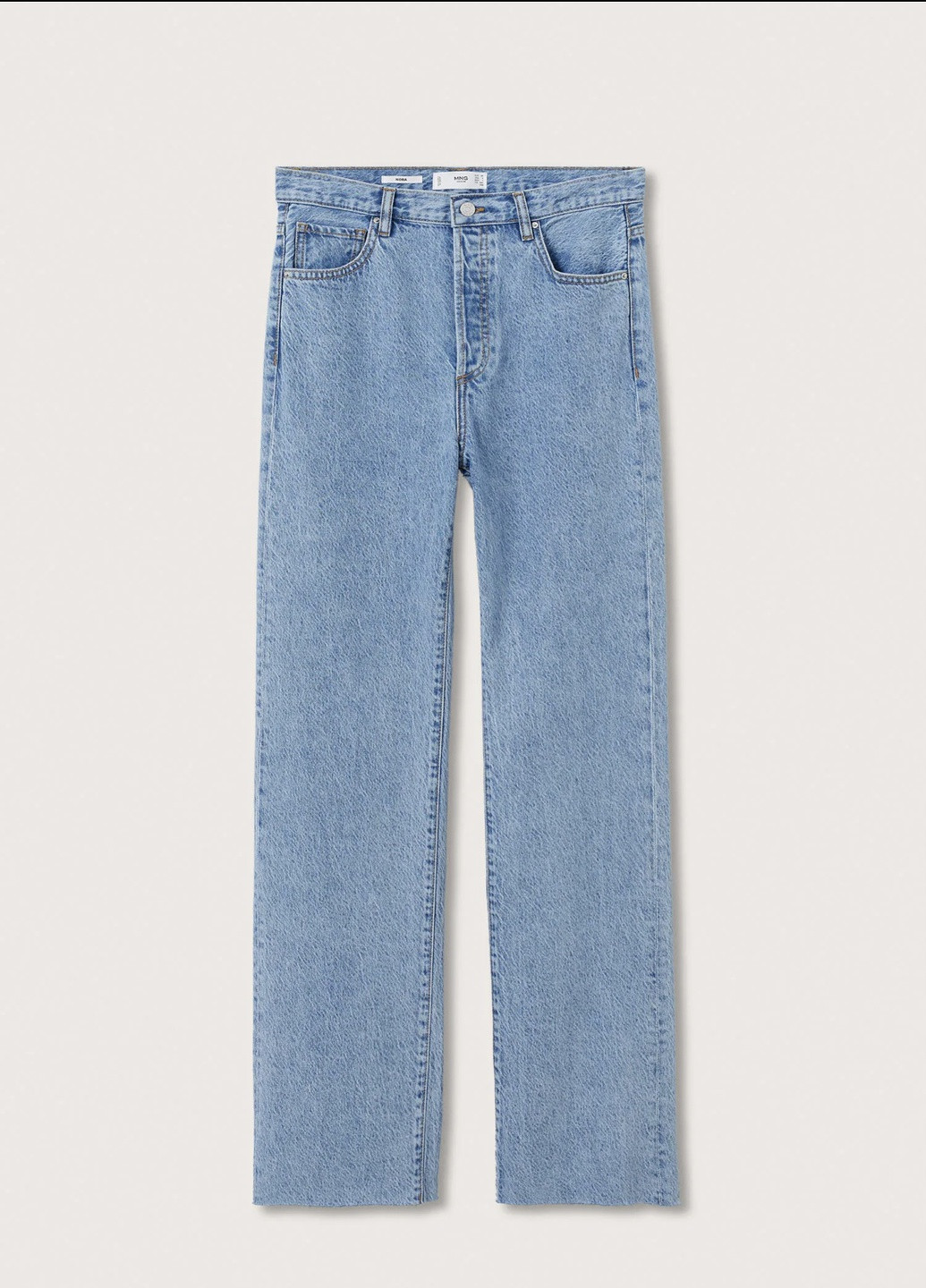 Удлиненные джинсы свободного кроя Weid leg Mango - (256537377)