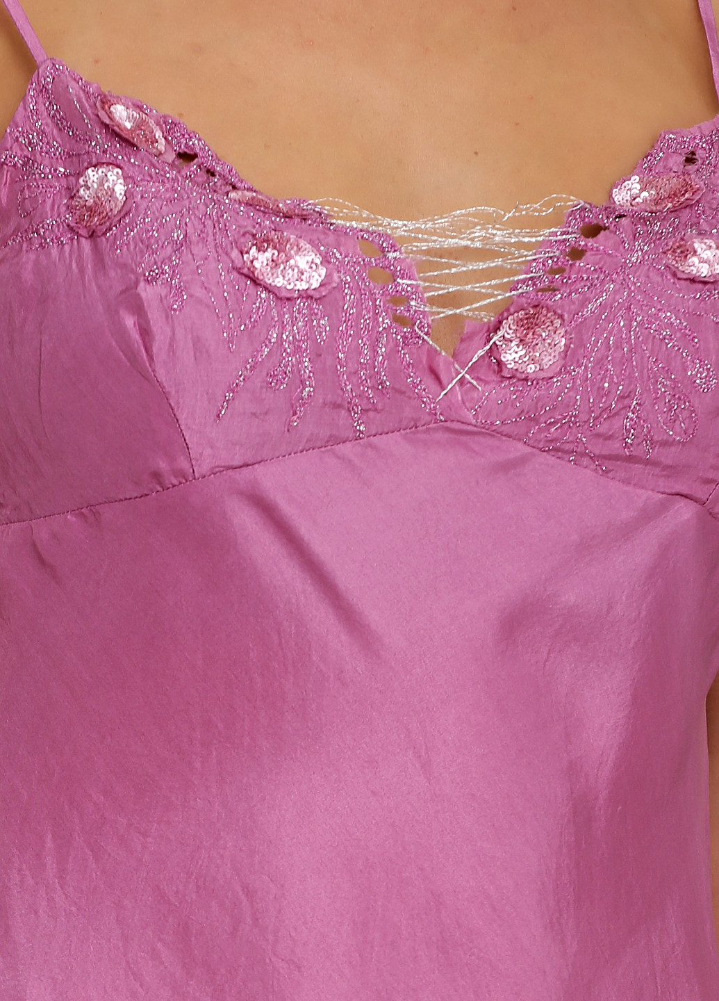 Розовое коктейльное платье Patrizia Pepe с орнаментом
