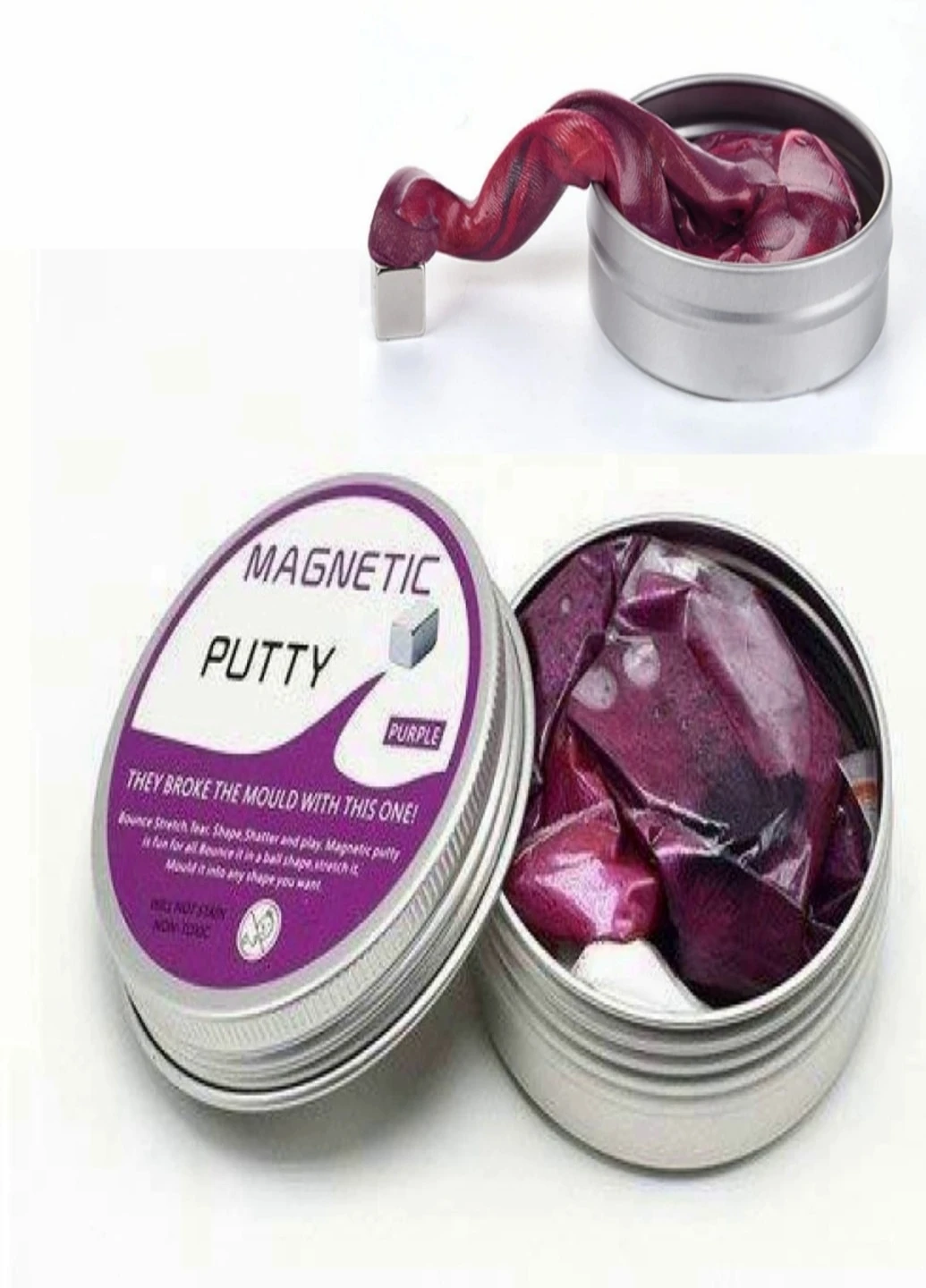 Магнитный умный пластилин фиолетовый Magnetic Putty Purple (45215487) Francesco Marconi (215796206)
