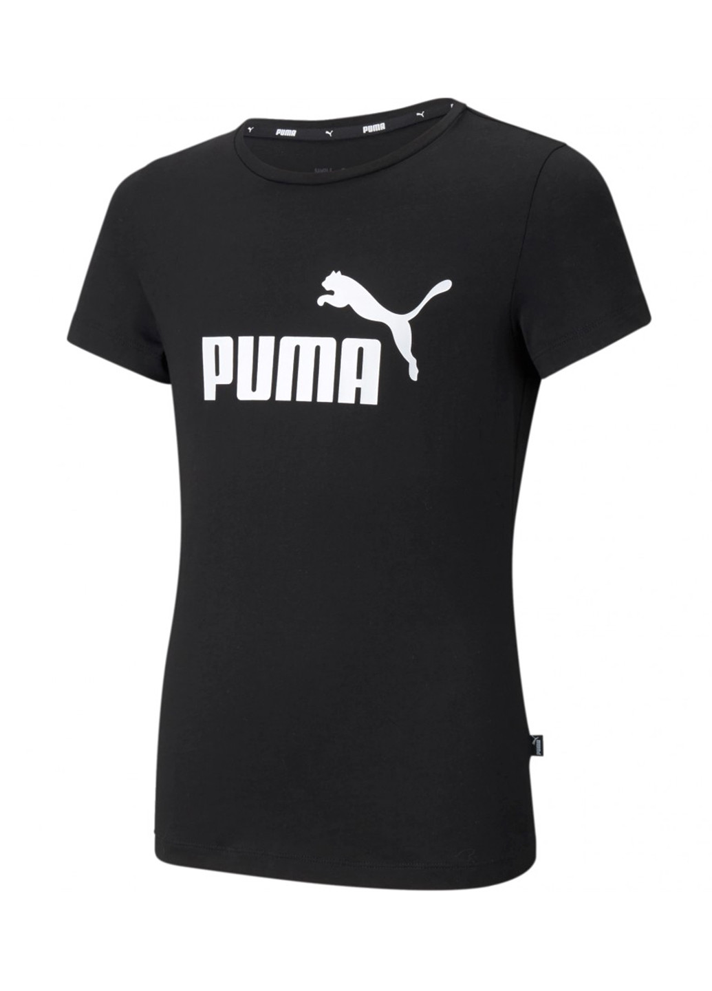 Чорна демісезонна футболка Puma