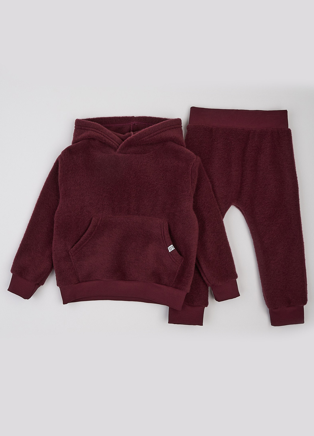 Бордовий демісезонний костюм (худи, штани) брючний ArDoMi