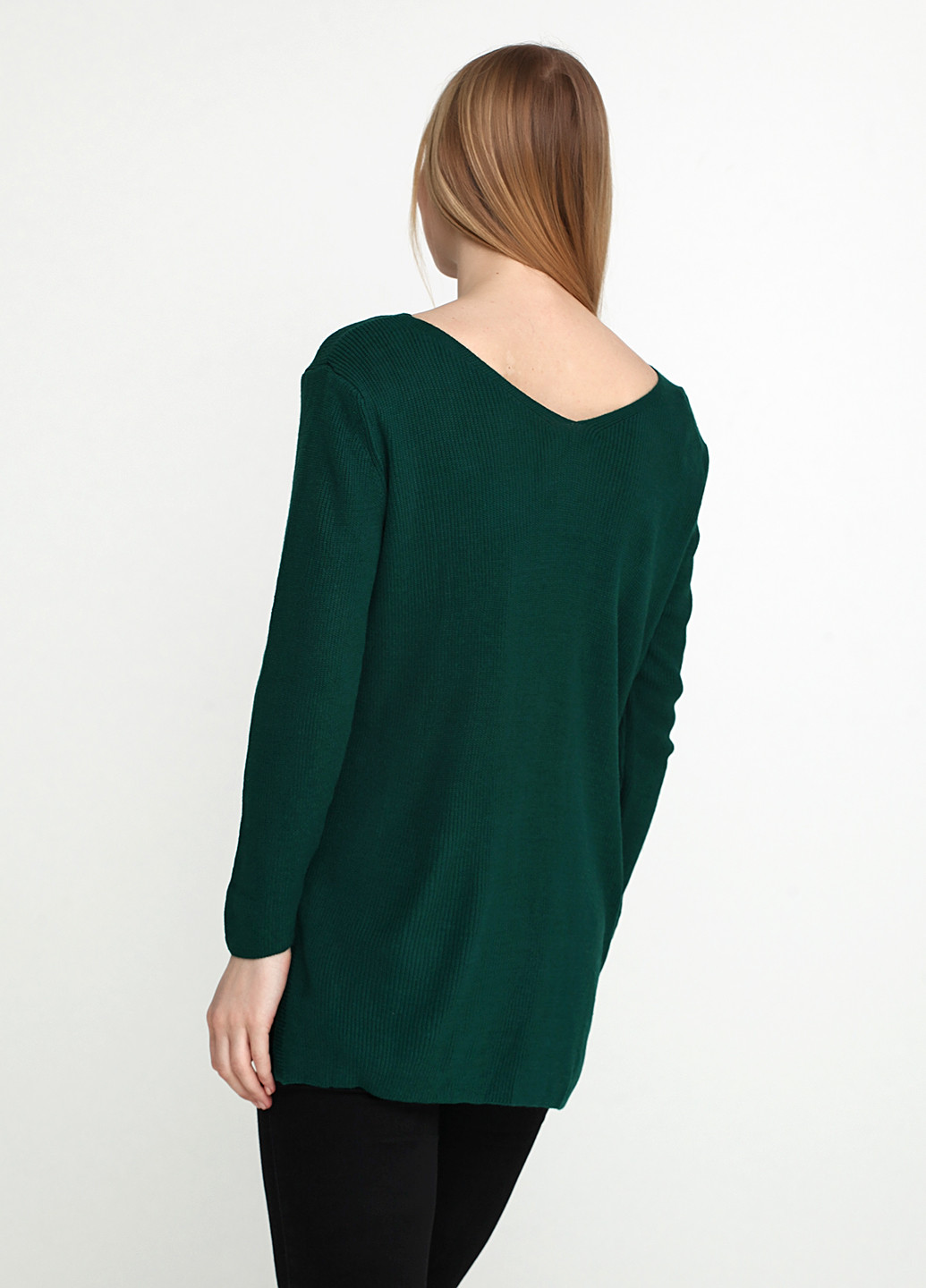 Пляшковий зелений демісезонний пуловер пуловер Akdeniz