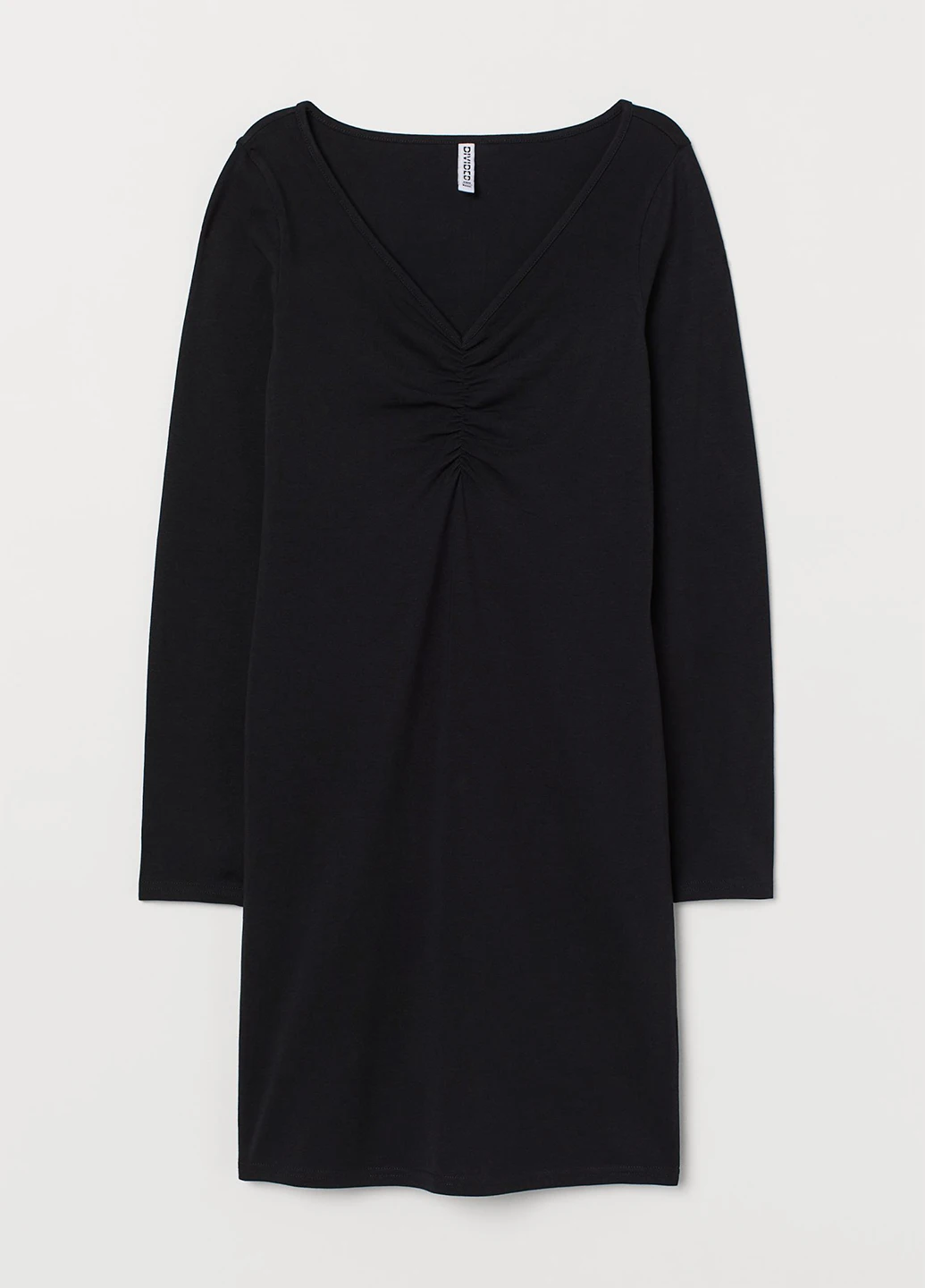 Черное кэжуал платье H&M