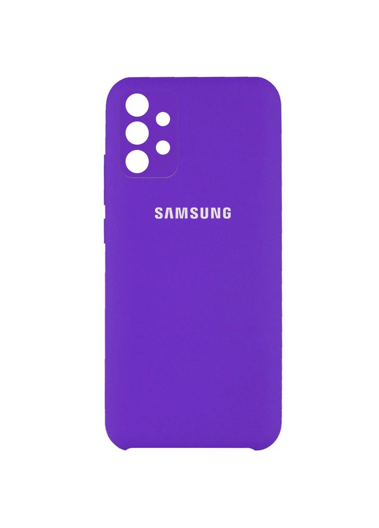 Чехол Silicone Cover Full Camera (AAA) для Samsung Galaxy A72 4G / A72 5G Фиолетовый / Violet (is_00000047073_15) Epik (250499731)