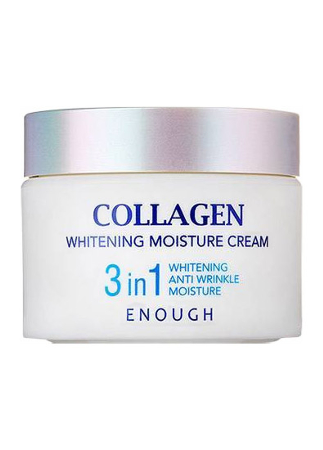 Крем для обличчя зволожуючий з колагеном 3 в 1 Collagen Whitening Moisture Cream 3 in 1, 50 мл ENOUGH (202417337)