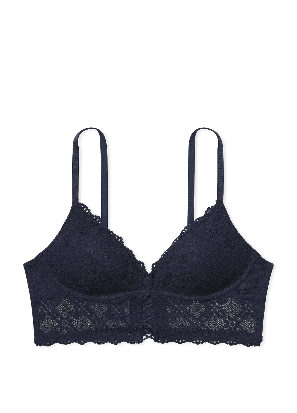 Темно-синій демісезонний комплект (бюст'є, трусики) Victoria's Secret