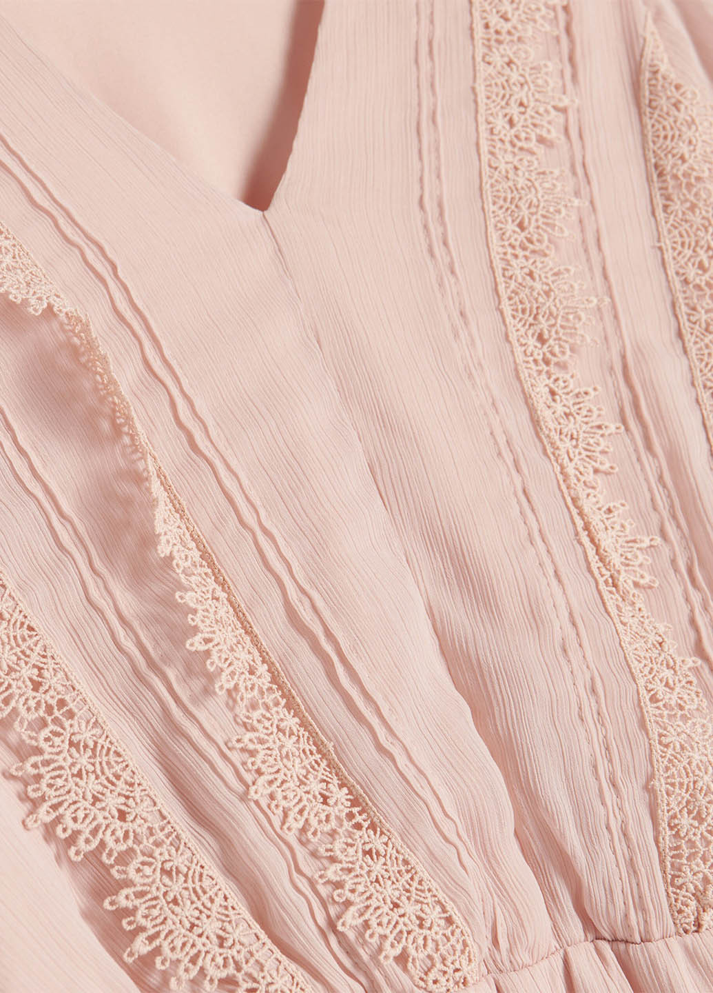 Персиковое кэжуал платье клеш Reserved однотонное