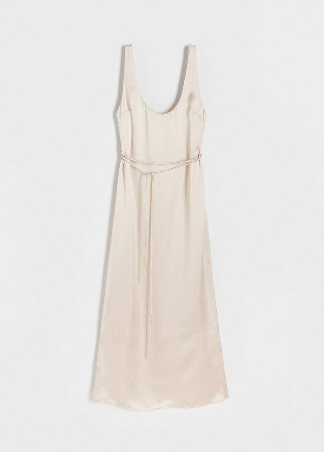 Світло-бежева коктейльна, вечірня сукня сукня-майка Reserved однотонна