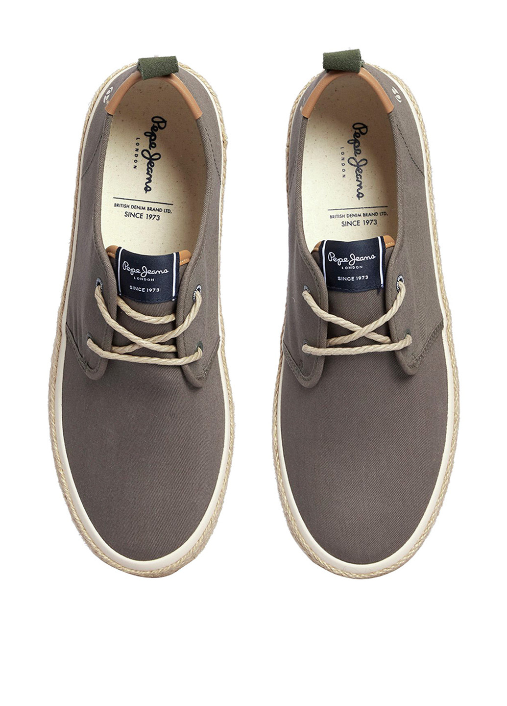 Сіро-зелені кеди Pepe Jeans
