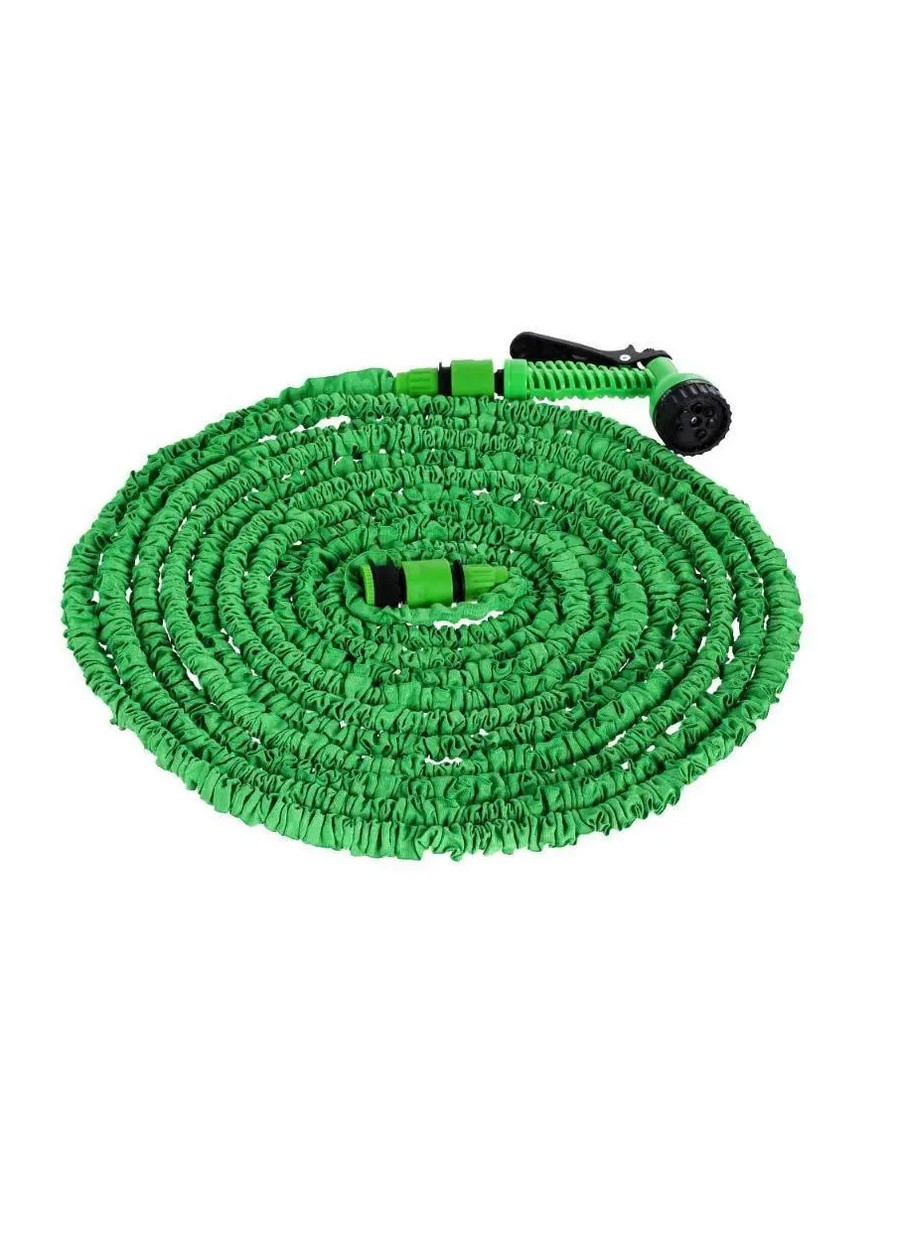 Шланг для поливу Magic hose (Xhose) 45 метрів і насадка-розпилювач Зелений No Brand (253917675)