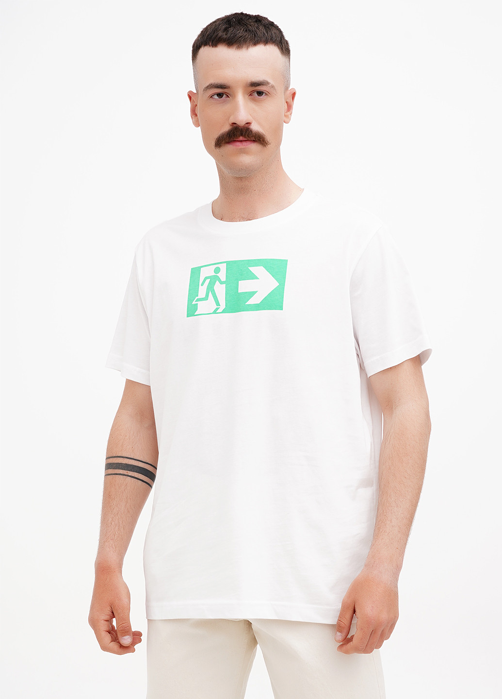 Белая футболка Weekday