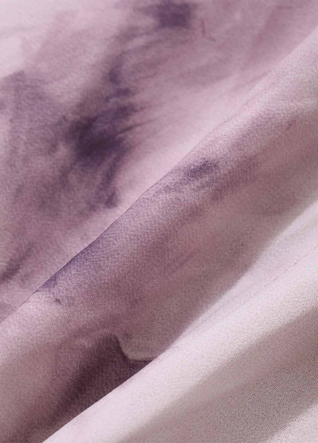 Лілова вечірня сукня годе SHEIN тай-дай