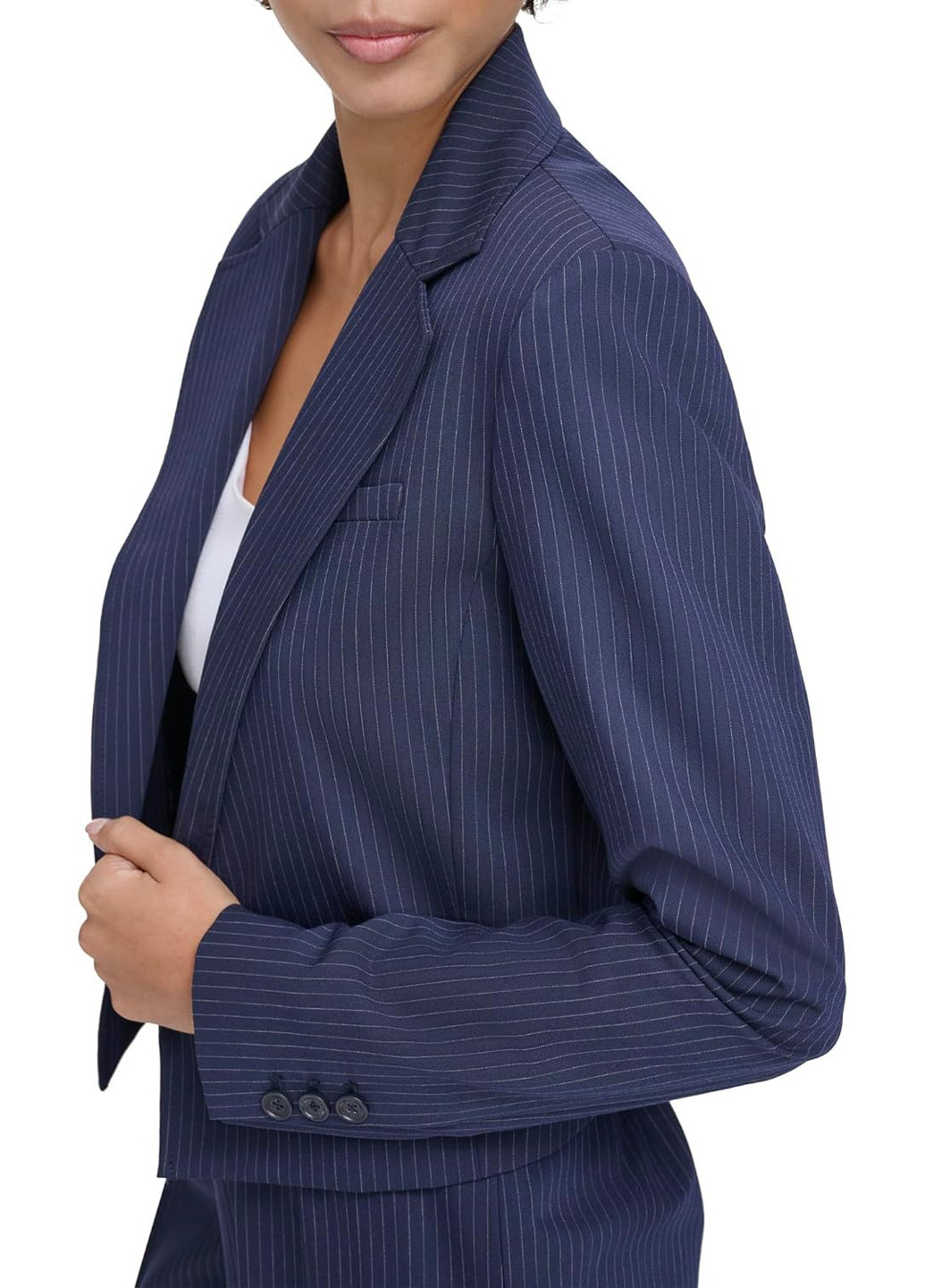 Синий женский жакет Calvin Klein геометрический - демисезонный