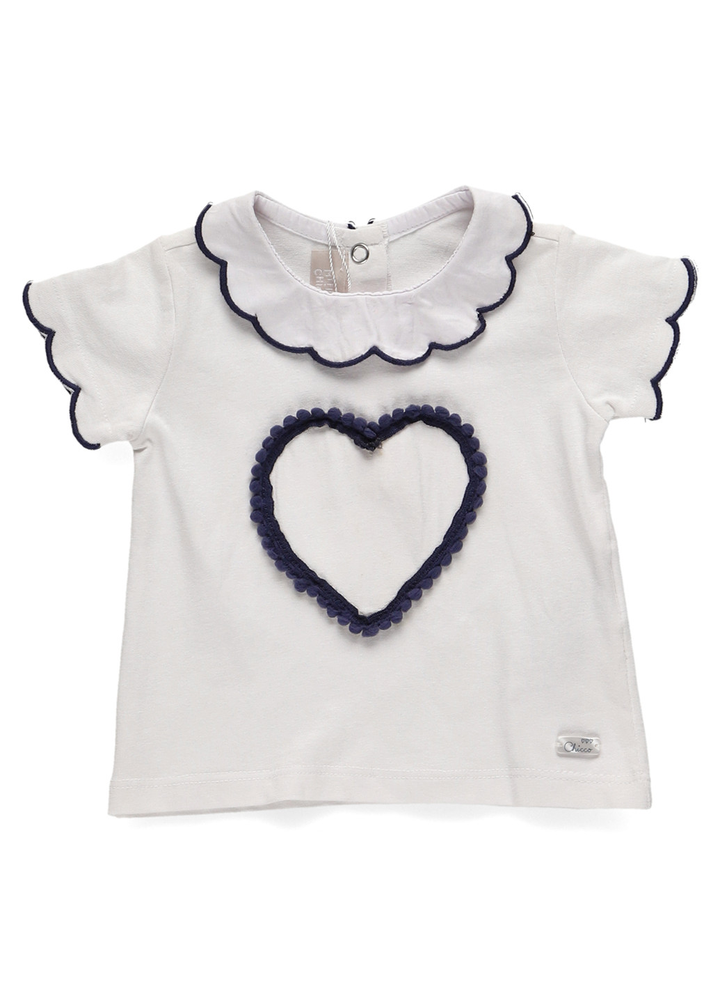 Белая летняя футболка Chicco