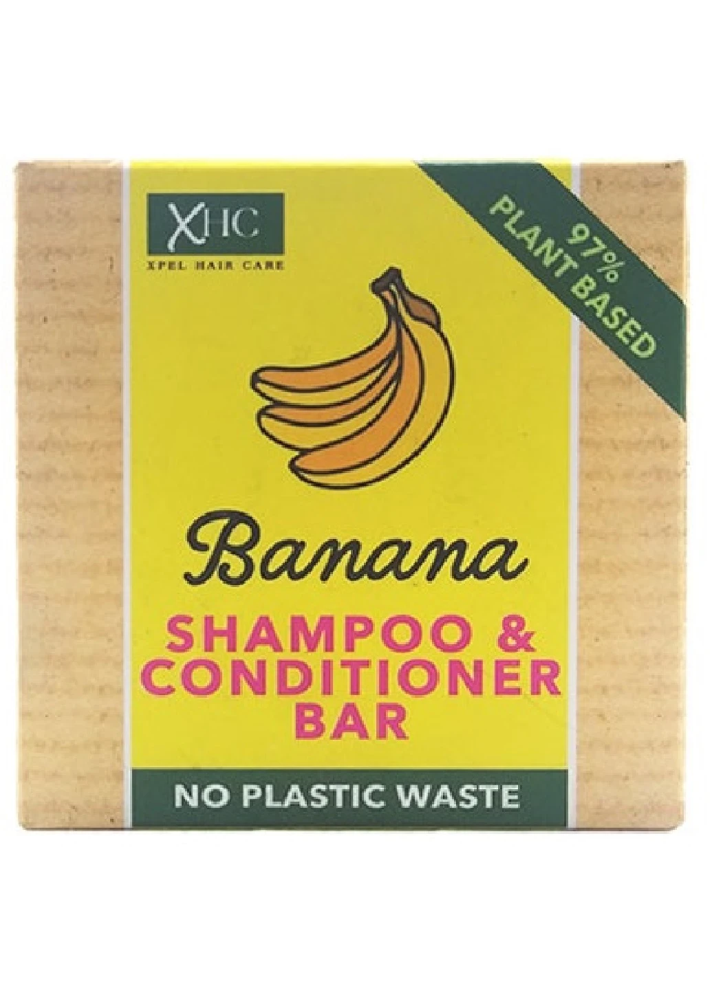 Твердий шампунь-кондиціонер Banana 60 г Xpel Marketing Ltd (253771510)
