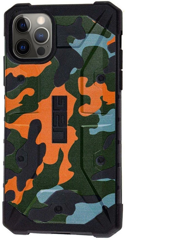 Ударопрочный чехол Pathfinder камуфляж для Apple iPhone 12 Pro Max (6.7') Оранжевый (is_00000040380_3) UAG (229727612)